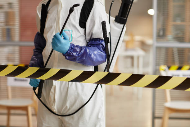 Professional Blood Cleanup technician working in Refugio, TX